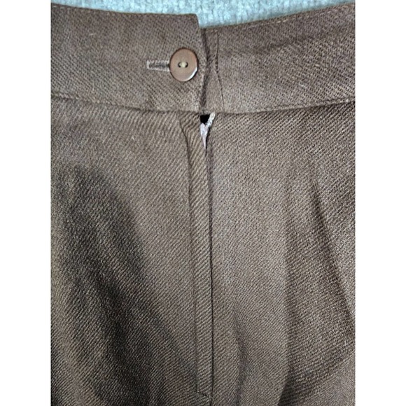 Vintage Michele Wool‎ Long Maxi Skirt Womens Juniors Size 13/14 Brown Lined - Picture 6 of 9